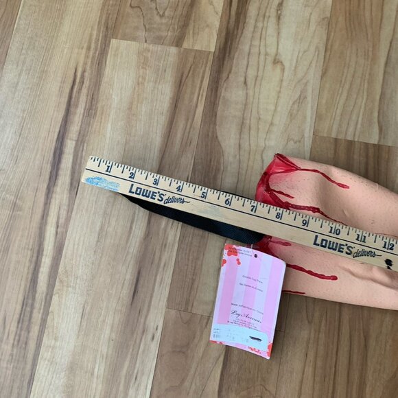 Zombie Leg Handbag Life Size Latex Bag Cosplay Goth Halloween New - Picture 4 of 9